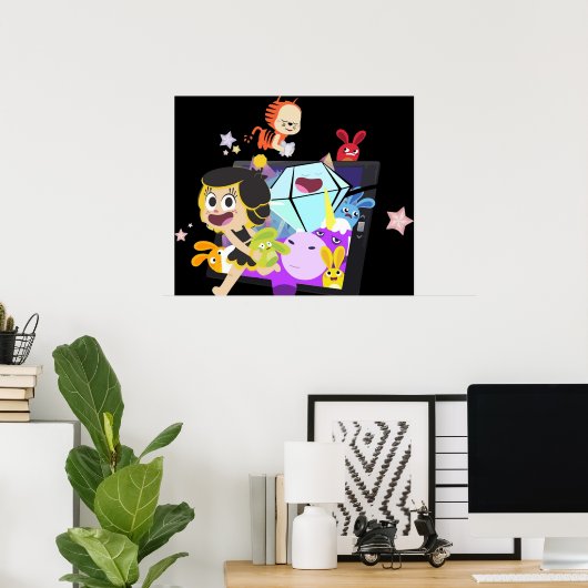 Hanazuki voll von Schätzen Poster (Heimbüro)