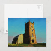 Hanbury Church Postkarte (Vorne/Hinten)