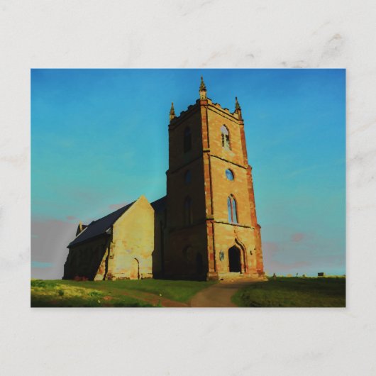 Hanbury Church Postkarte (Vorderseite)