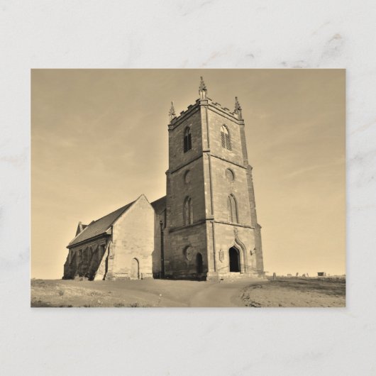 Hanbury Church Worcestershire Postkarte (Vorderseite)
