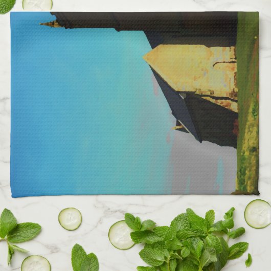 Hanbury Kirche Geschirrtuch (Gefaltet)