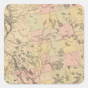 Hancock County, Maine Quadratischer Aufkleber