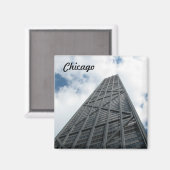 Hancock Gebäude - Chicago Magnet (Vorderseite/Rückseite)