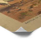 Hancock in Gettysburg by Thure de Thulstrup Poster (Ecke)