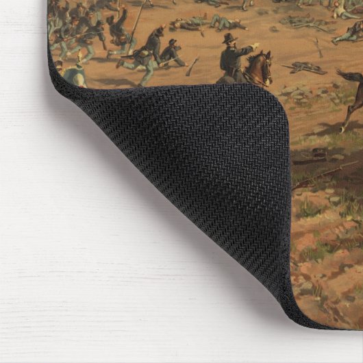 Hancock in Gettysburg durch Thure de Thulstrup Mousepad (Ecke)