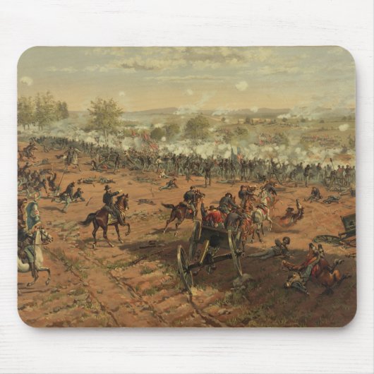 Hancock in Gettysburg durch Thure de Thulstrup Mousepad (Vorne)