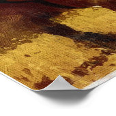 Hand an den Pflug Poster (Ecke)