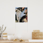 Hand an Lacrosse Stick Poster (Küche)