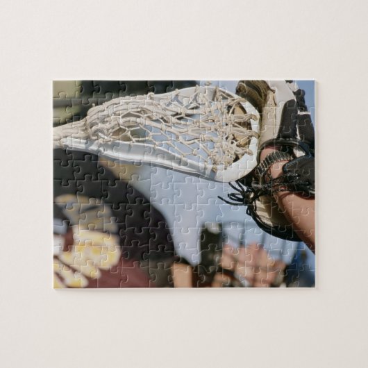 Hand an Lacrosse Stick Puzzle (Horizontal)