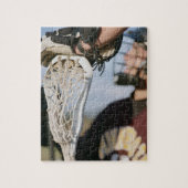 Hand an Lacrosse Stick Puzzle (Vertikal)