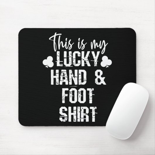 Hand And Foot Card Game Player Gift Funny Sharks C Mousepad (Mit Mouse)