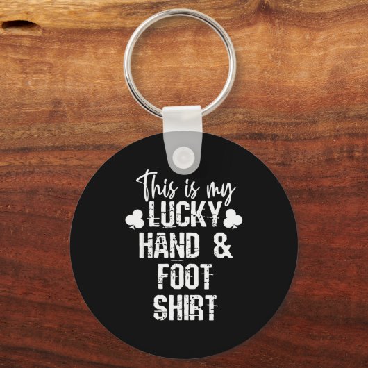 Hand And Foot Card Game Player Gift Funny Sharks C Schlüsselanhänger (Vorderseite)