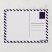 Hand auf Herzen Postkarte (Rückseite)