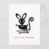 Hand - Aussie wild lebende Tiere - Marsupial - Postkarte (Vorderseite)