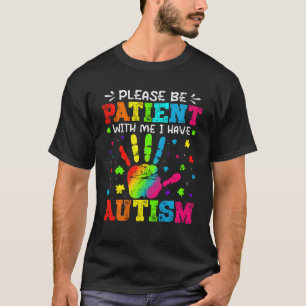 Hand Autismus Sensibilisierungsmonat Männer Frauen T-Shirt
