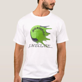 Hand ball modern design for action T-Shirt