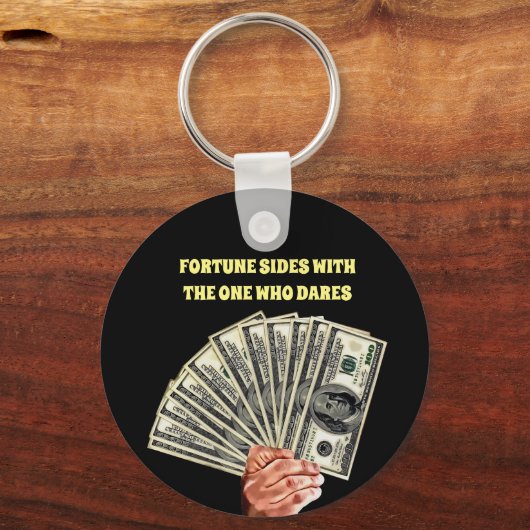 Hand-Besitz-Hundert-Dollar-Scheine-Finanzierung Schlüsselanhänger (Rückseite)