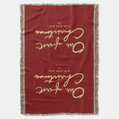 | Hand Brief 1 Weihnachten Decke (Vorderseite Vertikal)