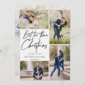 Hand Briefe besser als Weihnachten Save the Date (Vorne/Hinten)