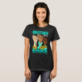 Hand Brother Of A Warrior Ectodermal Dysphasia Awa T-Shirt (Vorne ganz)