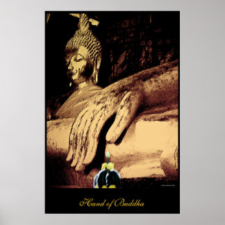 Hand Buddha Poster