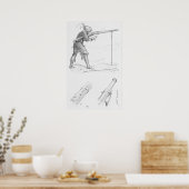 Hand Cannoneer Poster (Küche)