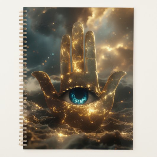 HAND DER FATIMA – HAND DER HAMSA – ZEN BUDDHISMUS PLANER (Vorderseite)