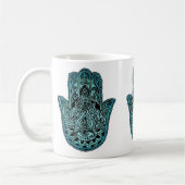 Hand der Fatima-Weiß-Tasse Kaffeetasse (Links)