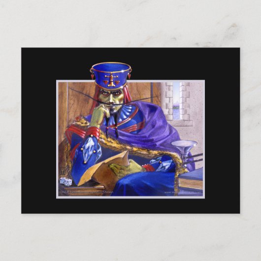 Hand der Gerechtigkeit Postkarte (Vorderseite)