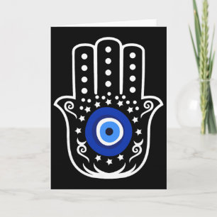 Hand der Hamsa Fatima Türkischer Tigerauge Böser S Karte