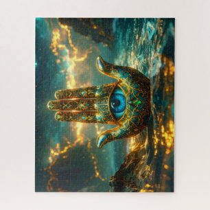 HAND DER HAMSA – HAND DER FATIMA – ZEN BUDDHISMUS PUZZLE