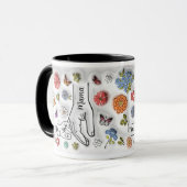 Hand der personalisierten Mama - 1 Kind Tasse (Vorderseite Links)