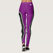 Hand der Schaffungs-"lila Regen-" Leggings (Rückseite)