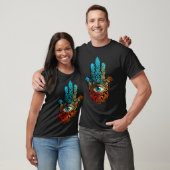 Hand des Hamsa-Augenschutzes T-Shirt (Unisex)