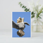 Hand des hl. Petrus mit den Schlüssel des Himmels Postkarte (Stehend Vorderseite)