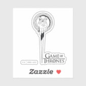 Hand des King-Icon Aufkleber (Blatt)