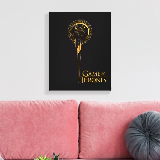 Hand des King-Icon Leinwanddruck (Insitu (Wohnzimmer))