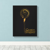 Hand des King-Icon Leinwanddruck (Insitu (Holzboden))