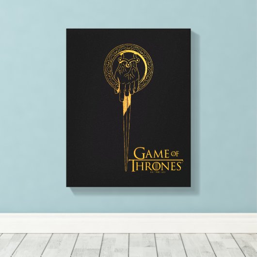 Hand des King-Icon Leinwanddruck (Insitu (Holzboden))