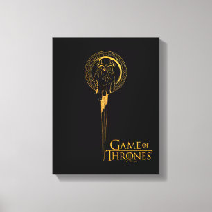 Hand des King-Icon Leinwanddruck