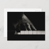 Hand des Pianisten Postkarte (Vorne/Hinten)