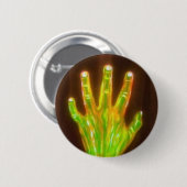 Hand des Ruhmknopfes Button (Vorne & Hinten)