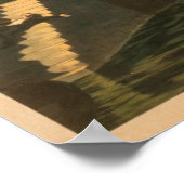 Hand des Schicksals "Die Schleuse an der Seine" Poster (Ecke)
