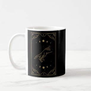 Hand des Schöpfers Hexerei-Tarot-Karte ästhetisch Kaffeetasse