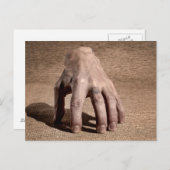 Hand, die durch sich geht postkarte (Vorne/Hinten)