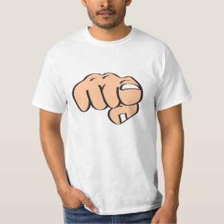 Hand, die Finger auf Zuschauer zeigt T-Shirt