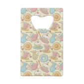 Hand, die Geschirr-Silhouetten zeichnet Geldbeutel Flaschenöffner (Rückseite)