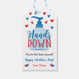 Hand-Down-Geschenk-Tag, Valentinstag-Seife Geschenkanhänger