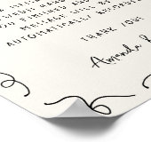 Hand Draful Audio Gästebuch Hochzeitszeichen (Ecke)