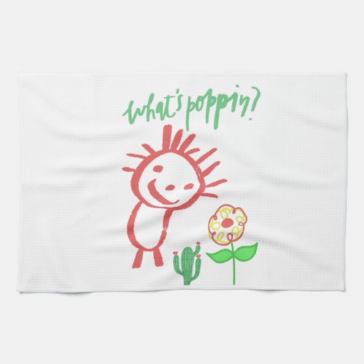 hand drawing baby  geschirrtuch (Horizontal)